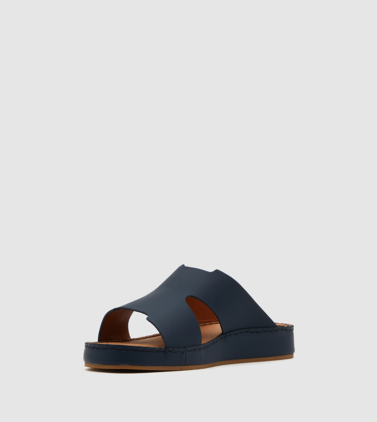 Solid Flat Comfort Sandals