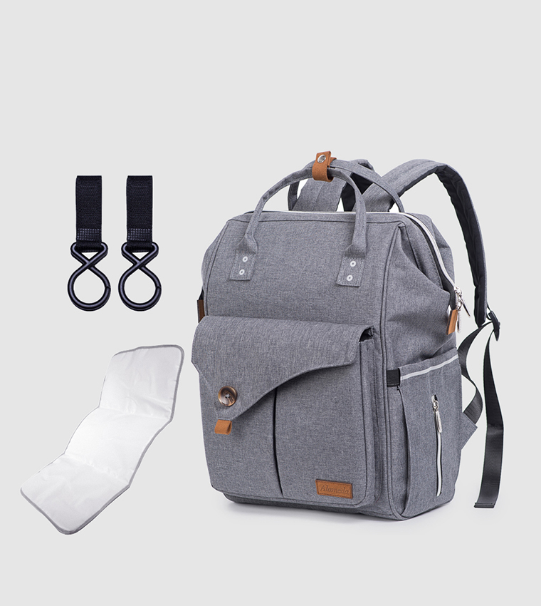 حقيبة ظهر للحفاضات - لارج