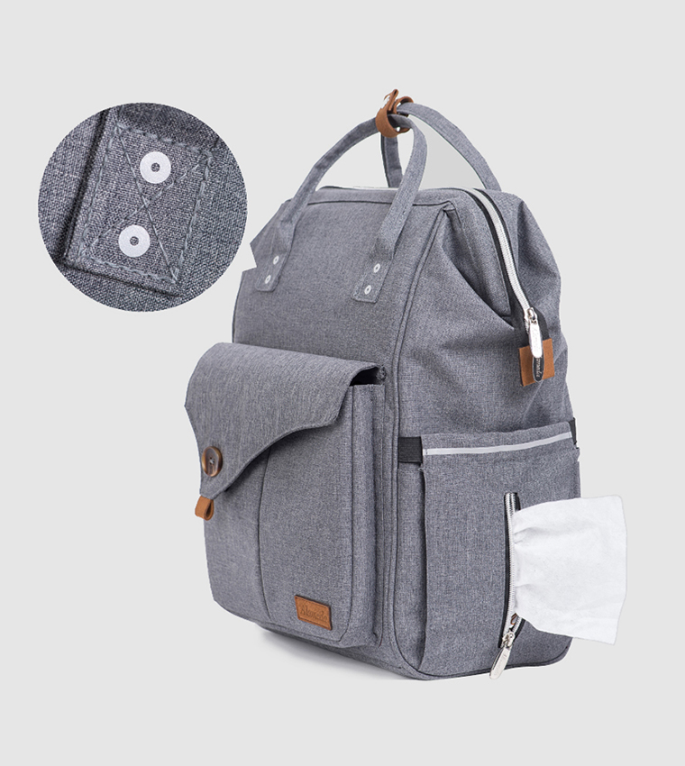 حقيبة ظهر للحفاضات - لارج