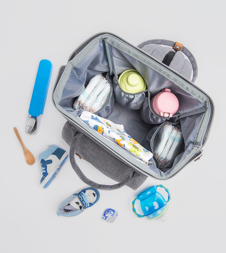 حقيبة ظهر للحفاضات - لارج