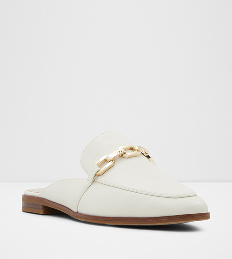 White mules aldo outlet