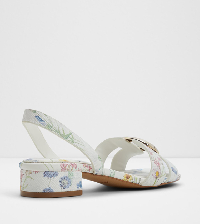 ALAMAENDAR Slingback Low Heel Sandals