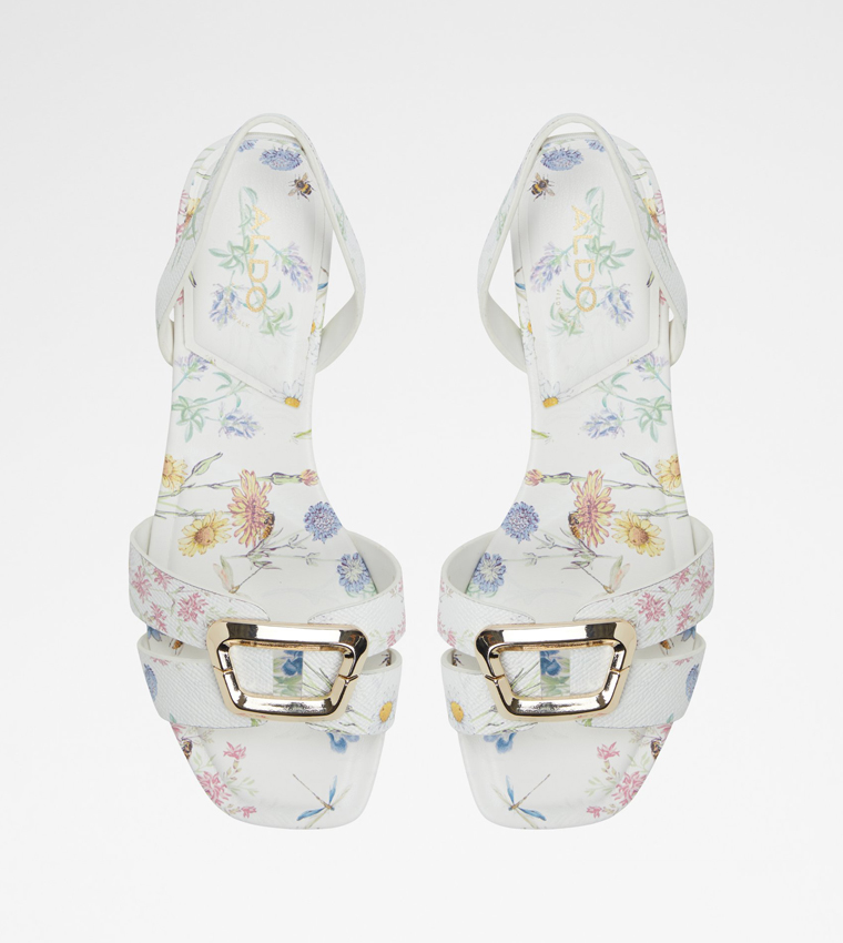 ALAMAENDAR Slingback Low Heel Sandals