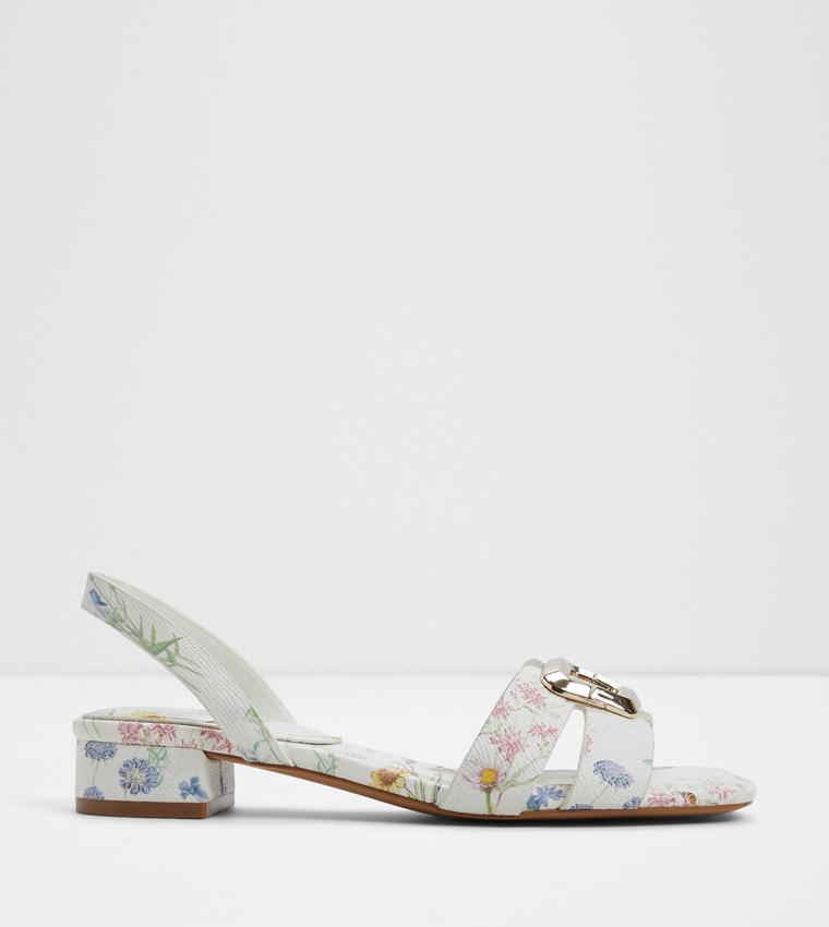ALAMAENDAR Slingback Low Heel Sandals