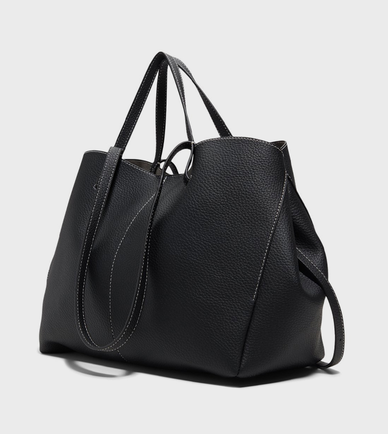 ALARAA Textured Tote Bag