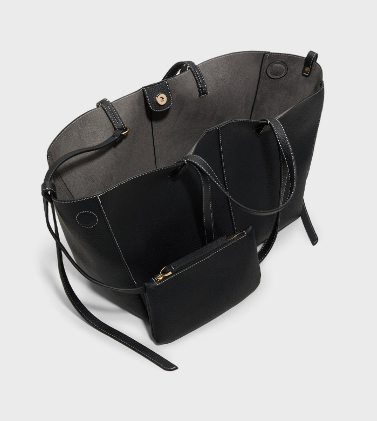 ALARAA Textured Tote Bag