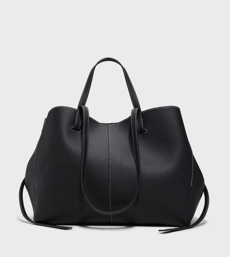 ALARAA Textured Tote Bag