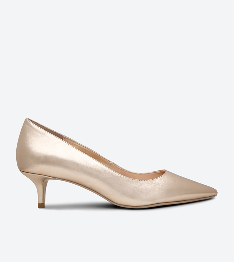 Buy Dune London Kitten Heel Pumps Rose Gold In Rose Gold 6thStreet Kuwait