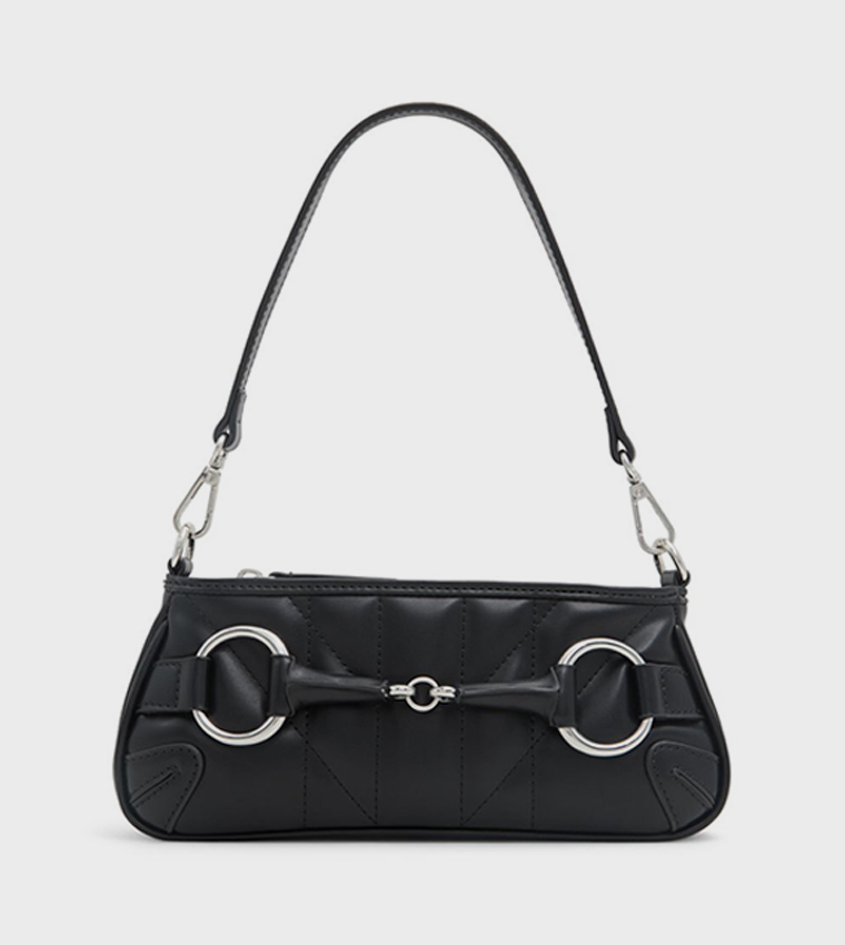 ALIXX Quilted Zippered Shoulder Bag