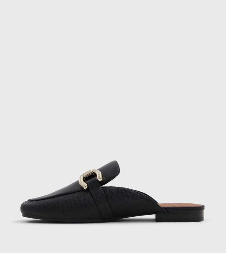 ALIZEE Accessory Detail Loafer Mules