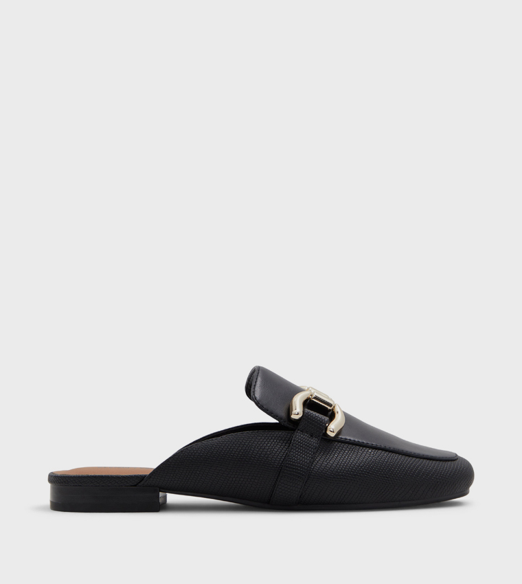 ALIZEE Accessory Detail Loafer Mules