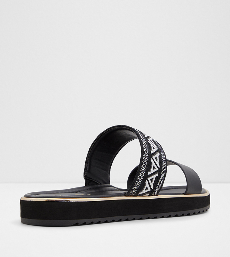 ALONYA Embroidered Flat Sandals