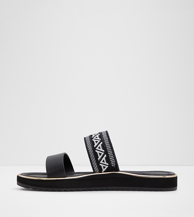 ALONYA Embroidered Flat Sandals