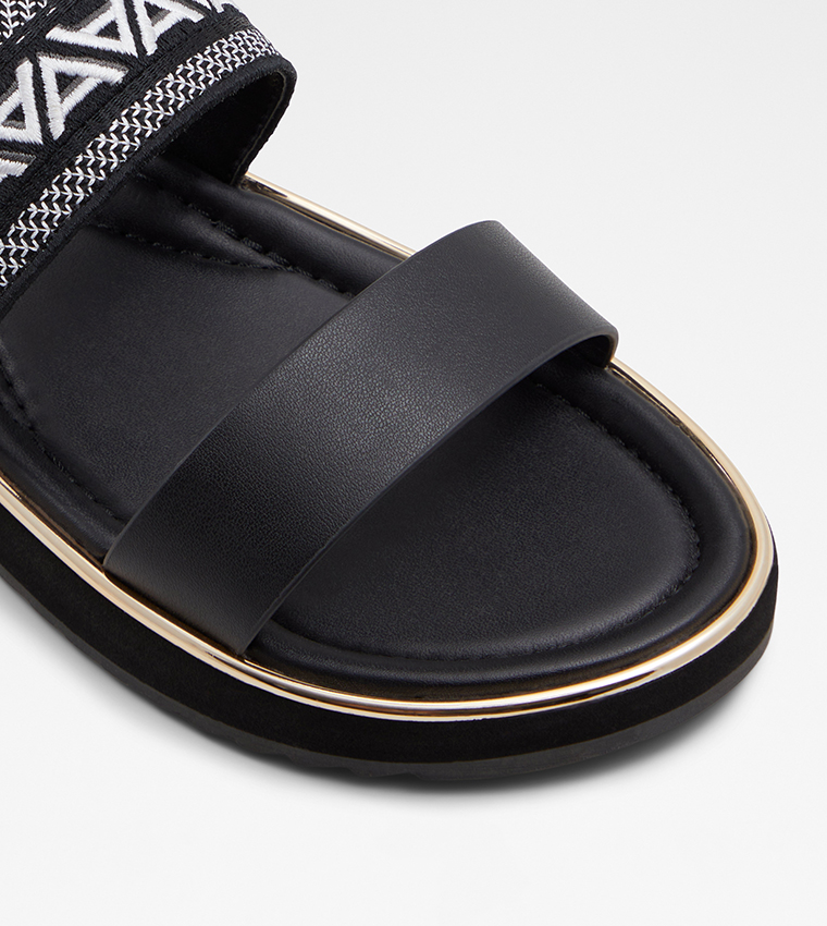 ALONYA Embroidered Flat Sandals