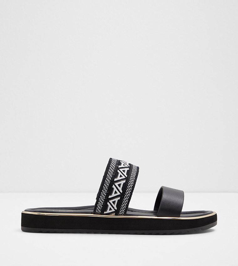 ALONYA Embroidered Flat Sandals
