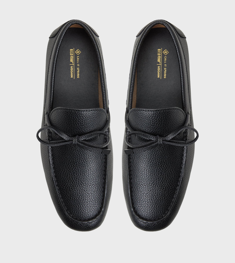 ALONZO Bow Detail Loafers