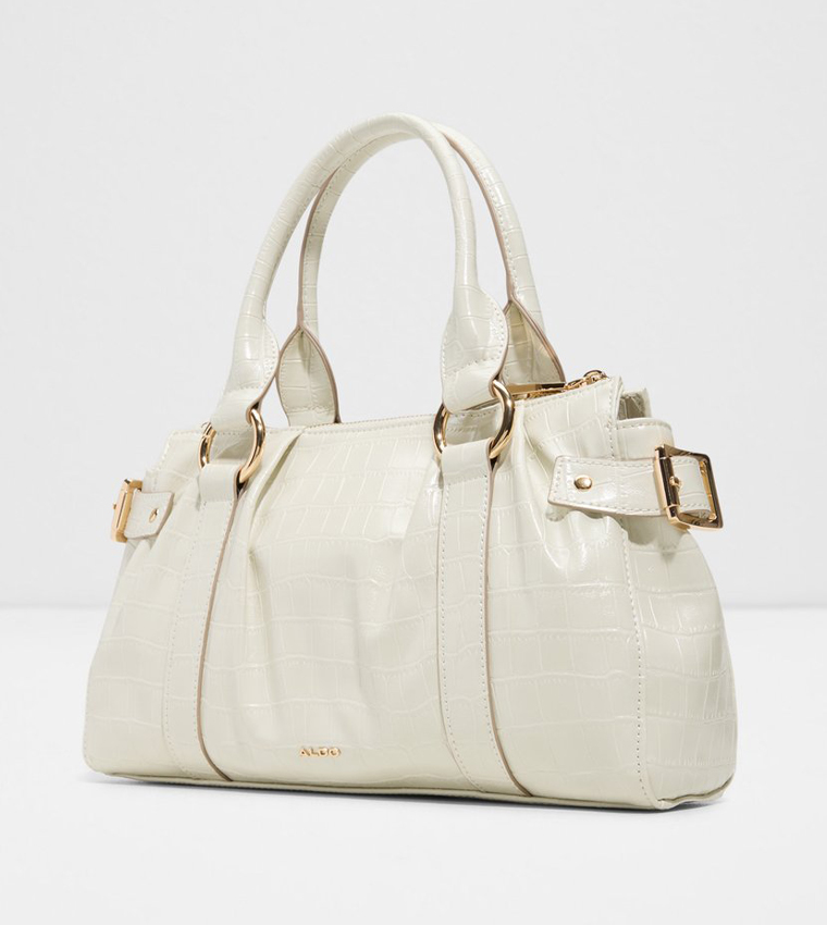 ALOSA Buckle Detail Handheld Bag