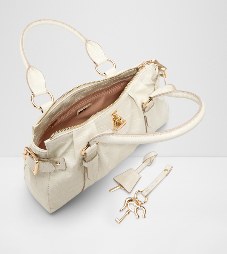 ALOSA Buckle Detail Handheld Bag