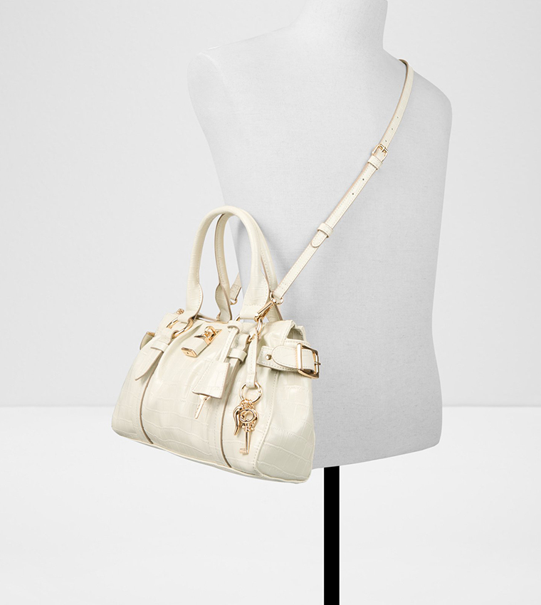 ALOSA Buckle Detail Handheld Bag