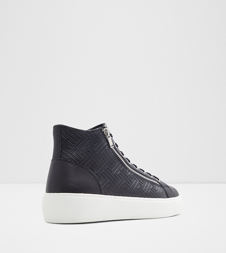 Buy Aldo Alpha Casual Lace Up High Top Sneakers Pillow Walk Collections In Black 6thStreet Saudi Arabia