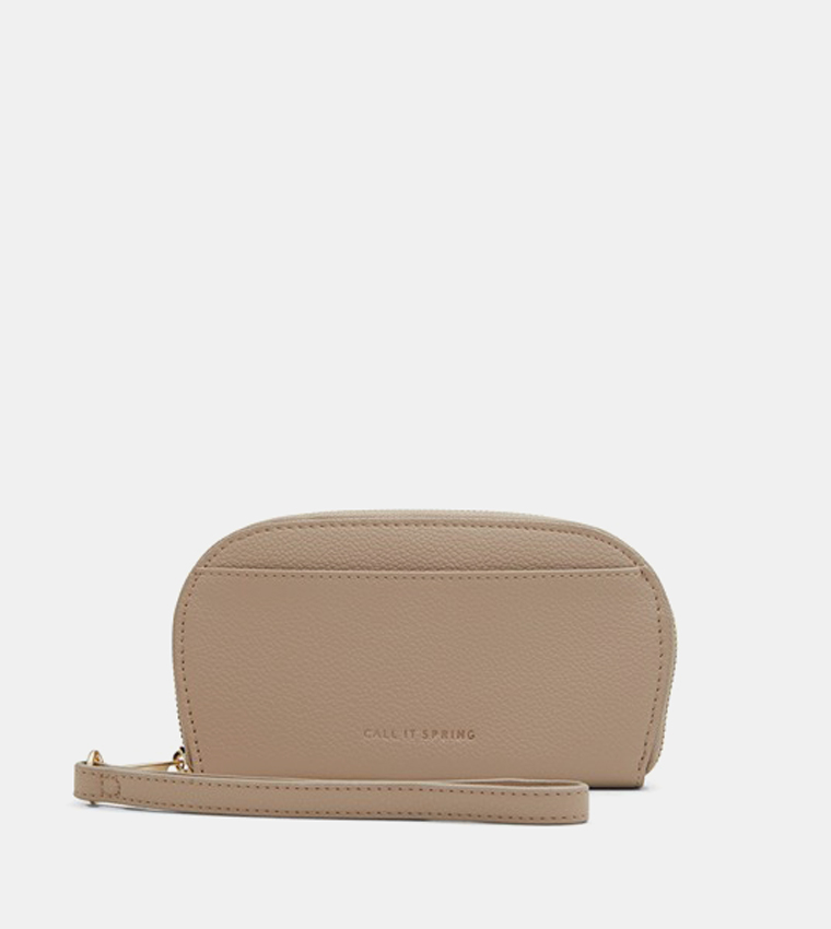 Buy Call It Spring ALTO Textured Multi Pocket Wallet In Beige