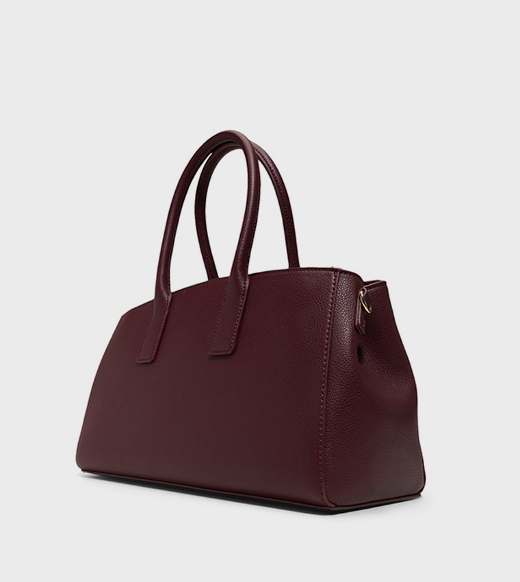 ALURA Textured Satchel Bag