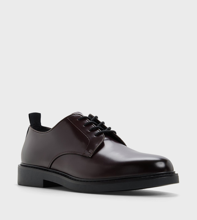 ALVARADO Almond Toe Lace-Up Shoes
