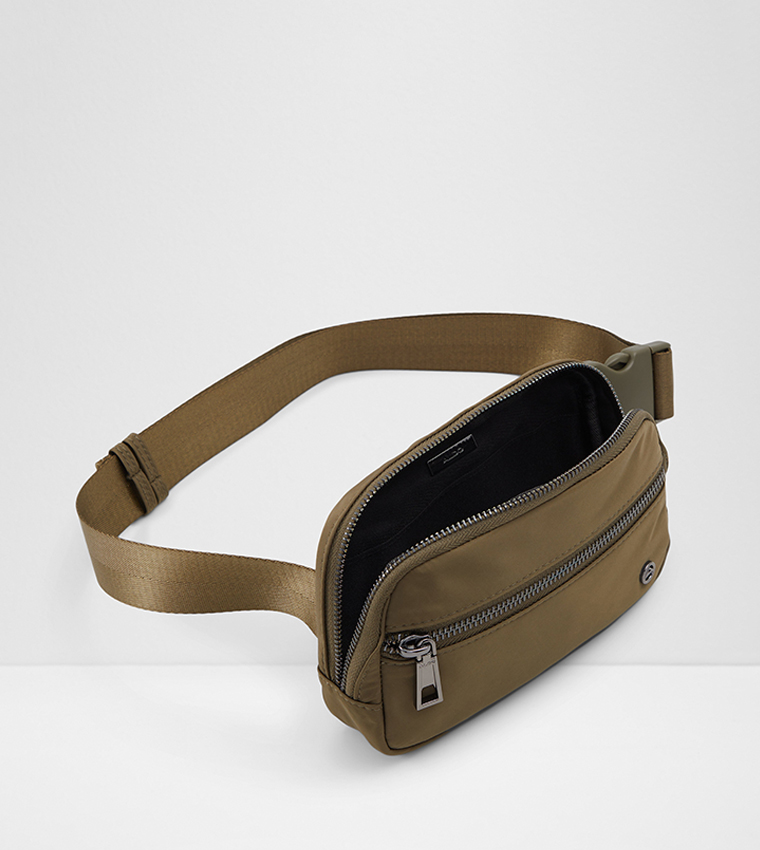 Buy Aldo ALWAYSON Textured Belt Bag In Khaki 6thStreet Bahrain