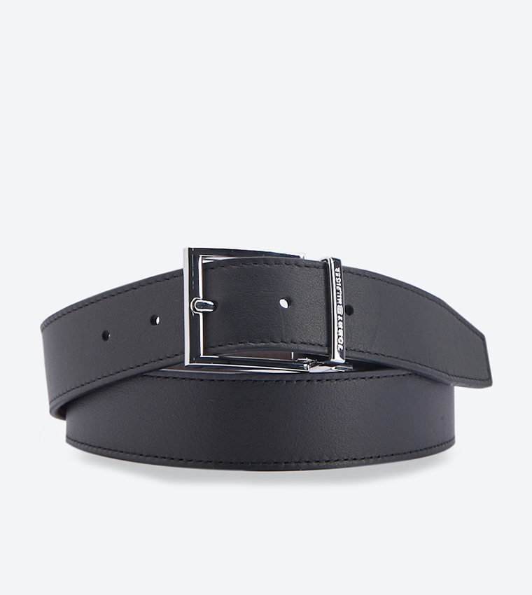 Tommy Hilfiger Men's Reversible Belt, Cognac/Black, 30 