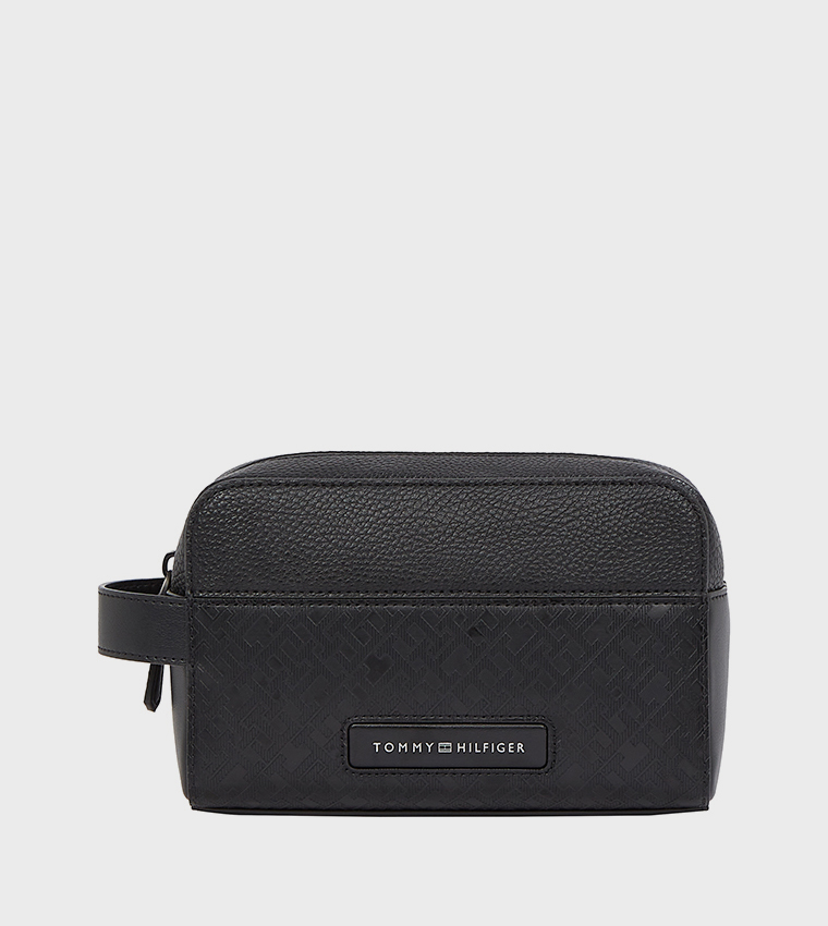 Monogram Patterned Toiletry Bag