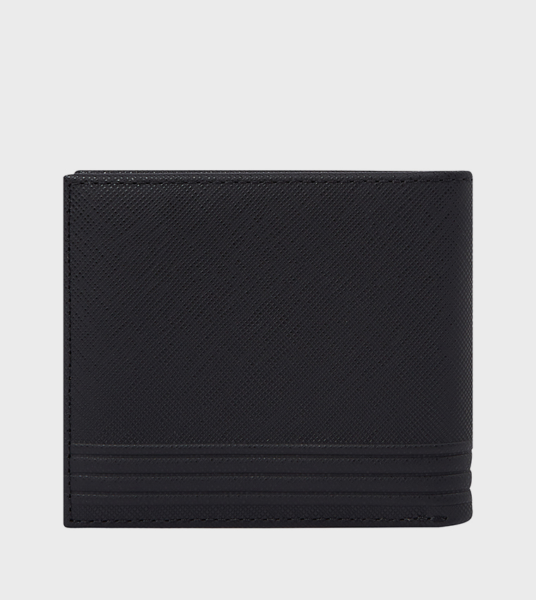 Textured Bi-Fold Wallet