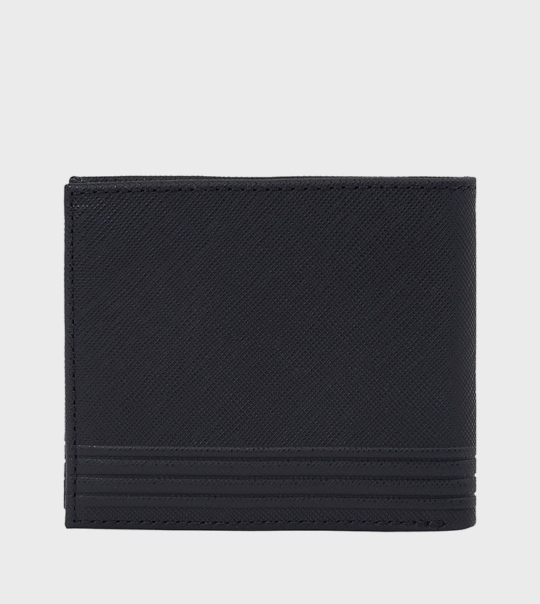 Textured Bi-Fold Wallet