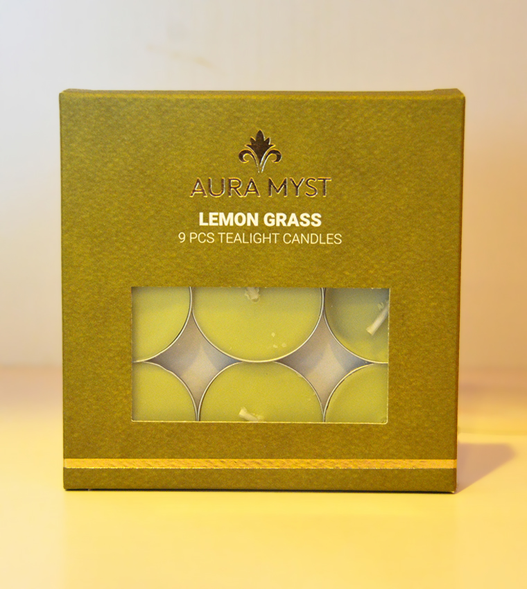 T-Light 9Pcs - Lemon Grass