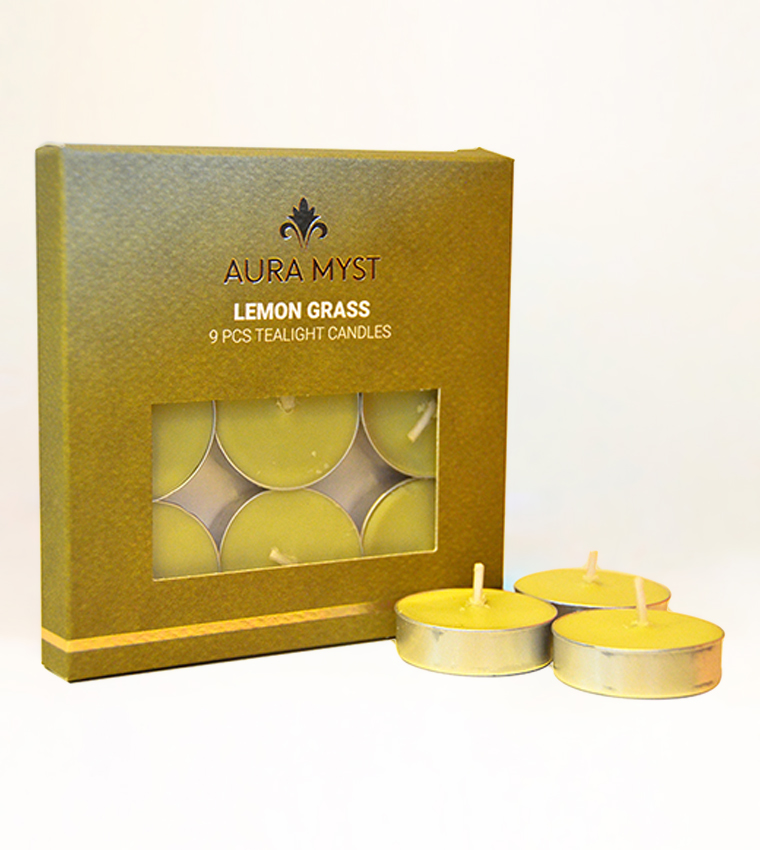 T-Light 9Pcs - Lemon Grass