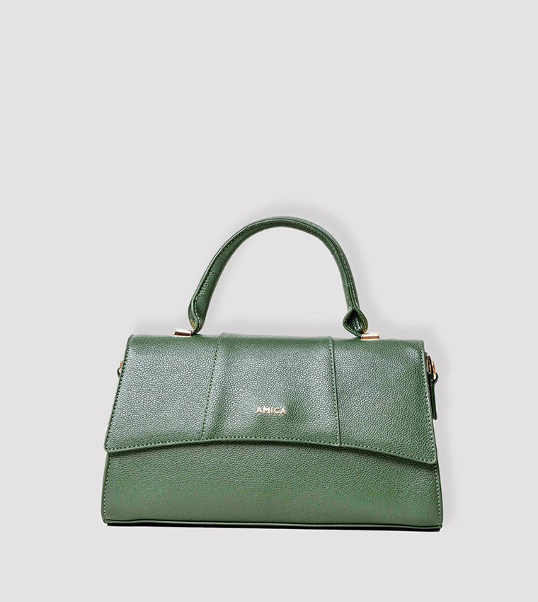 حقيبة ميني بإكسسوار معدني 