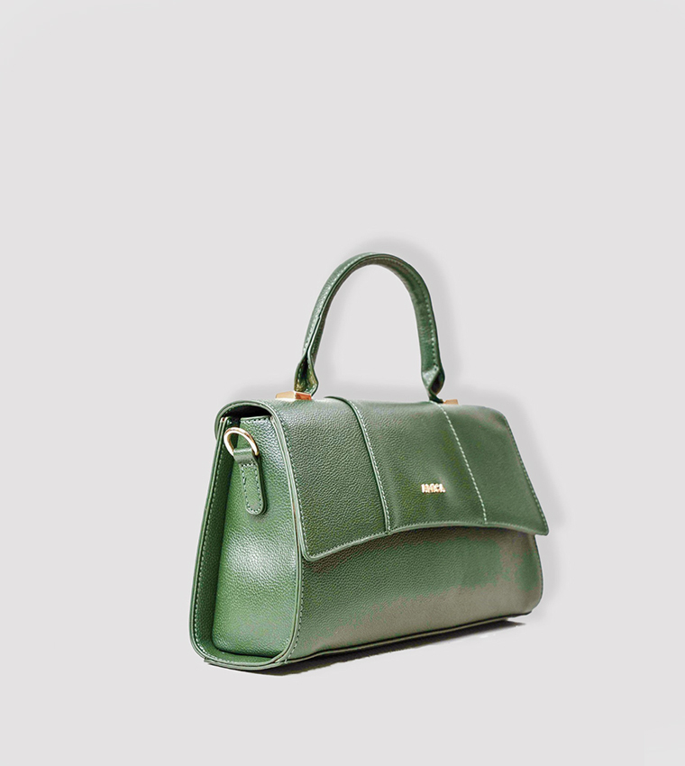 حقيبة ميني بإكسسوار معدني 