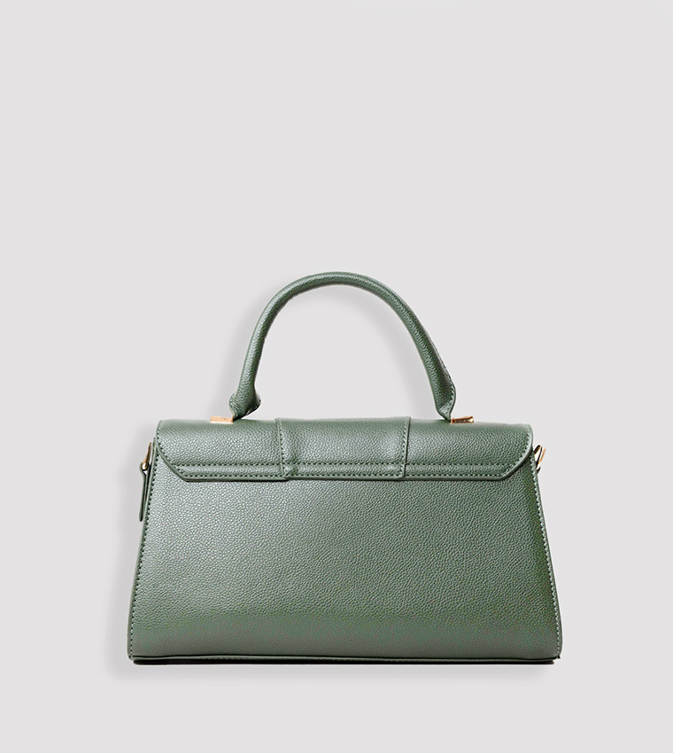 حقيبة ميني بإكسسوار معدني 