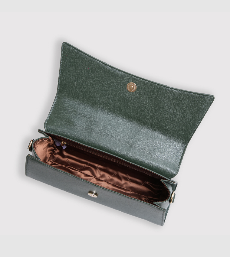 حقيبة ميني بإكسسوار معدني 