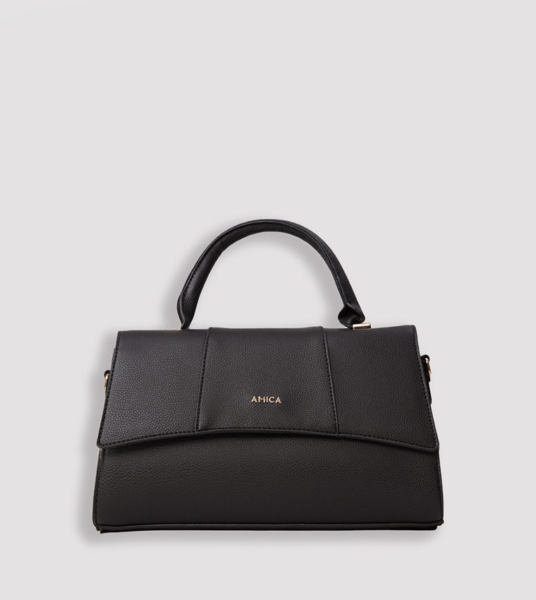 Solana Metal Accent Hourglass Mini Bag
