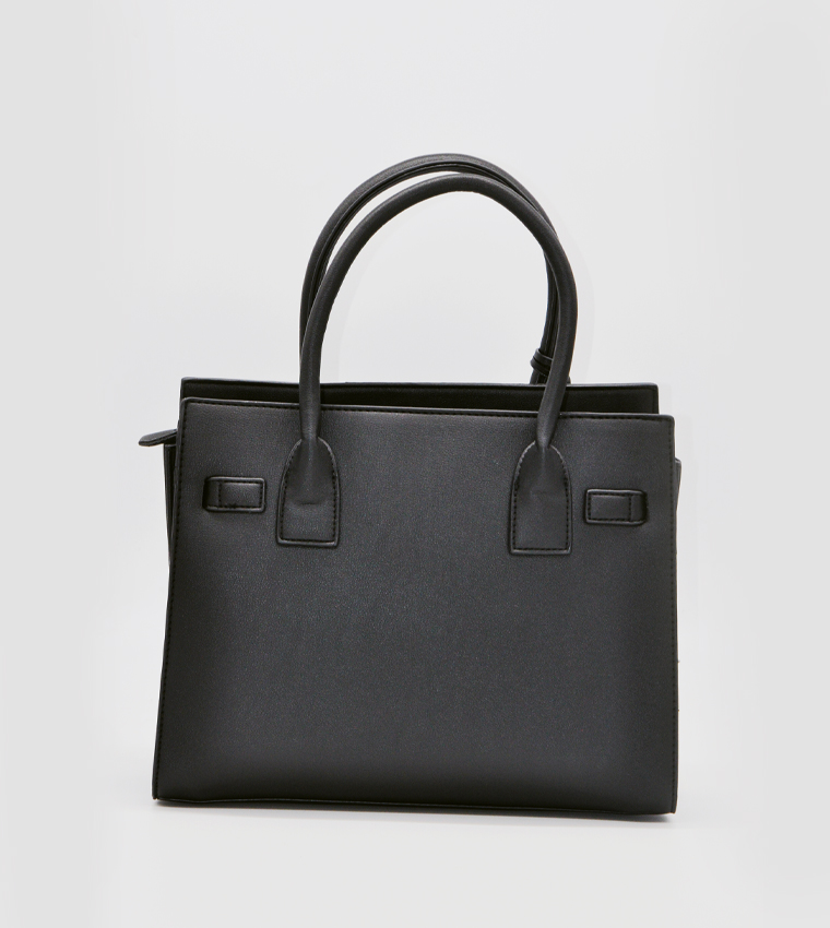 Paz Metal Accent Tote Bag