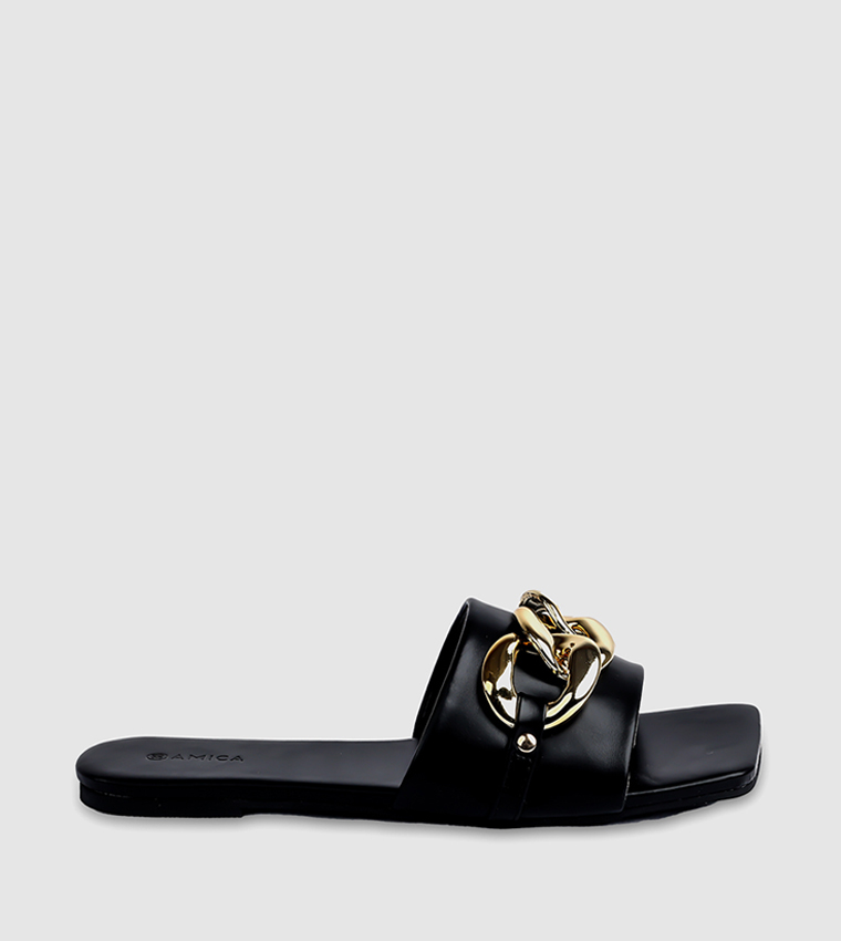 Nora Open Toe Flat Sandals