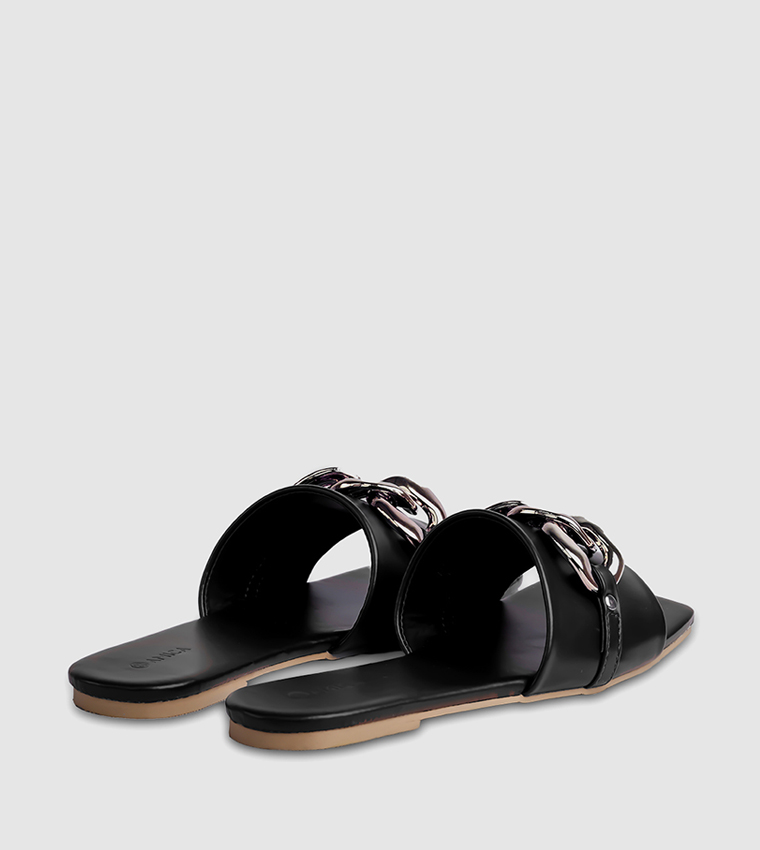 Nora Open Toe Flat Sandals