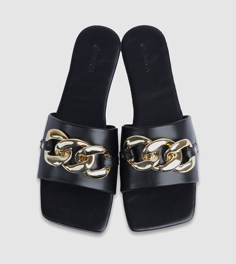 Nora Open Toe Flat Sandals