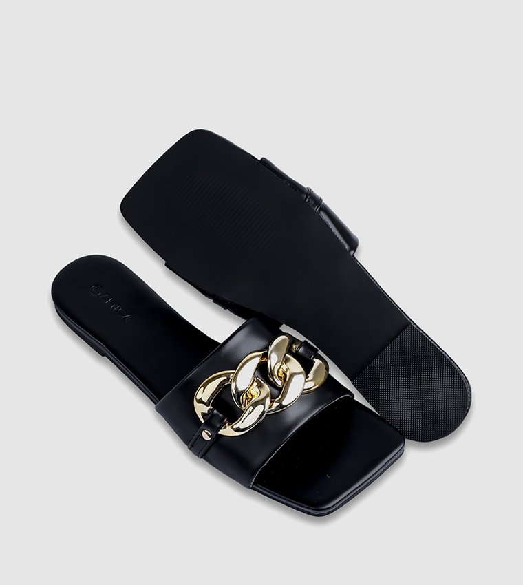 Nora Open Toe Flat Sandals