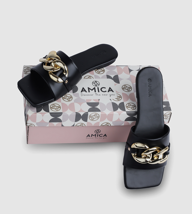 Nora Open Toe Flat Sandals