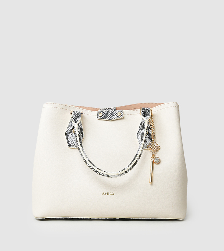 Celestina Textured Handheld Bag