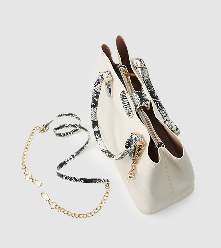 Celestina Textured Handheld Bag