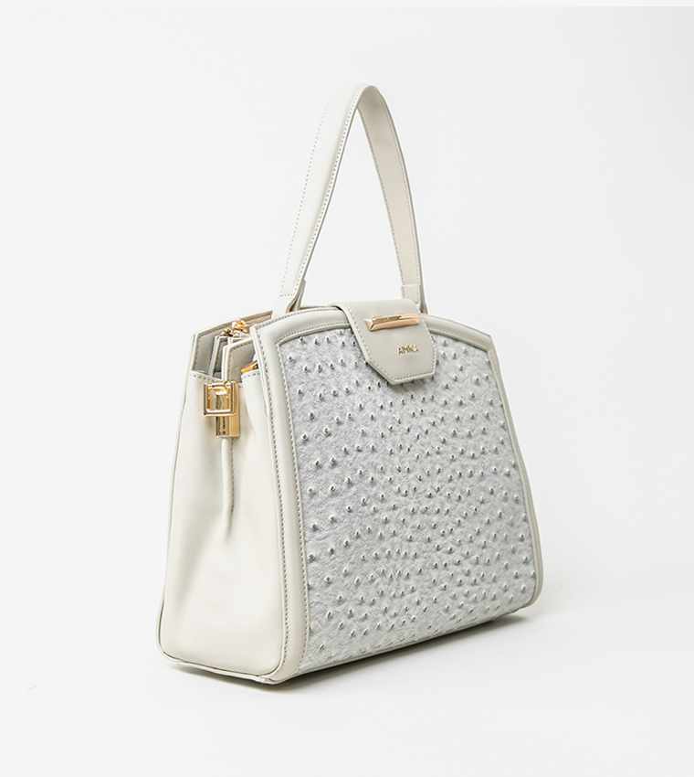Beronia Textured Satchel Bag