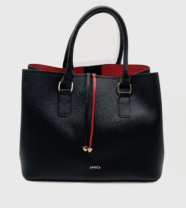 Amalia Metal Accent Tote Bag