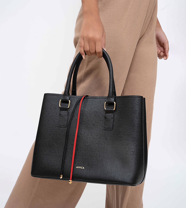 Amalia Metal Accent Tote Bag